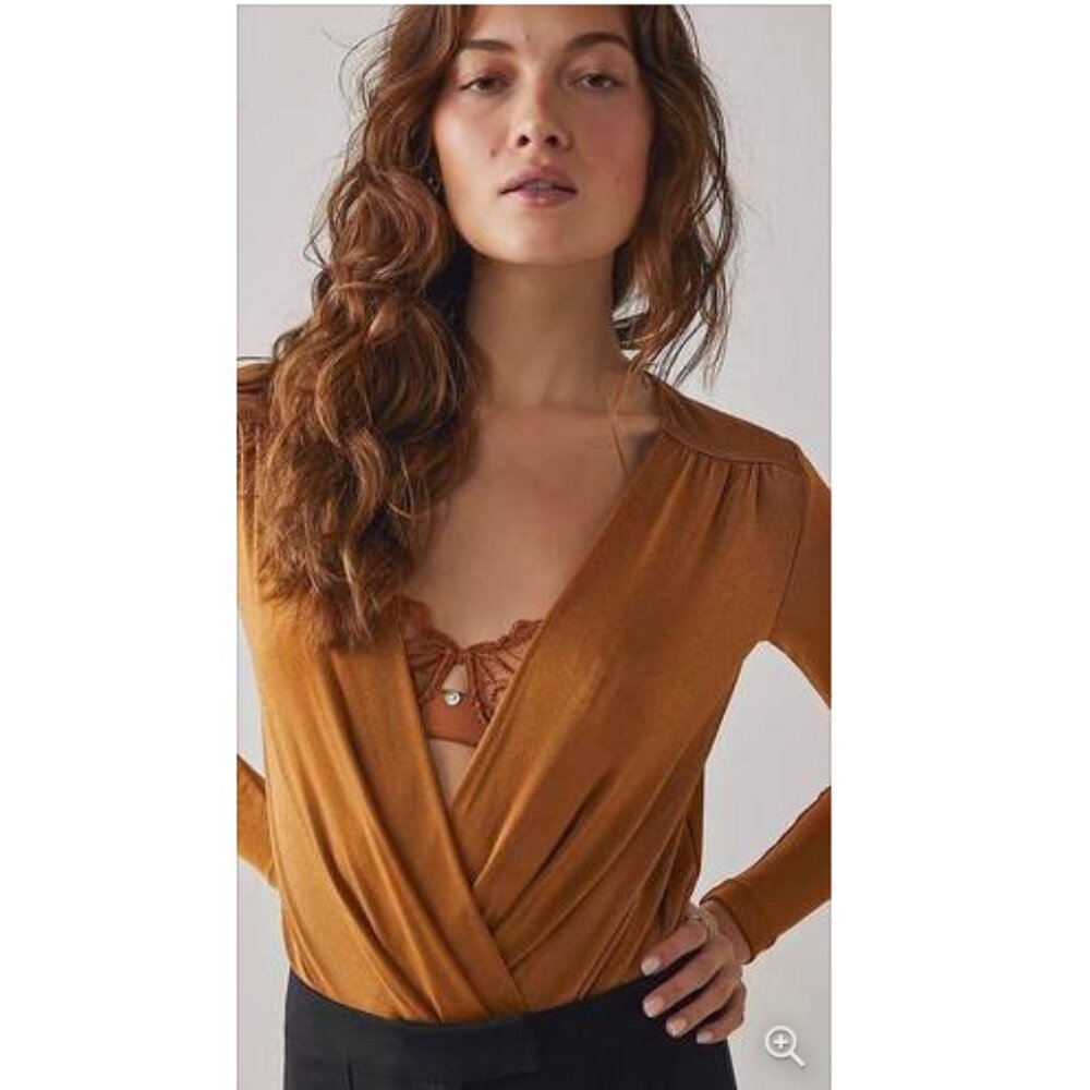 Intimately Free People Gold Bodysuit